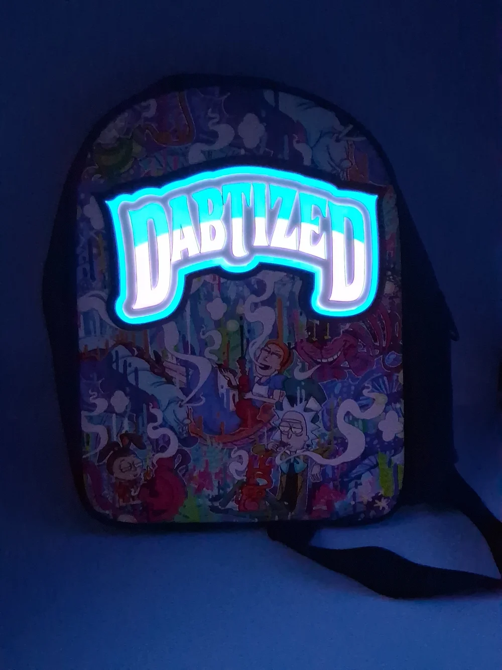 DabTized Graphic Men's Backpack — Multicolor L.E.D LOOK AT PICS.NEW